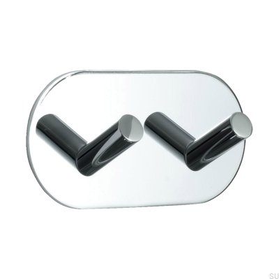 Colgador de pared Base 100-2 Cromo pulido