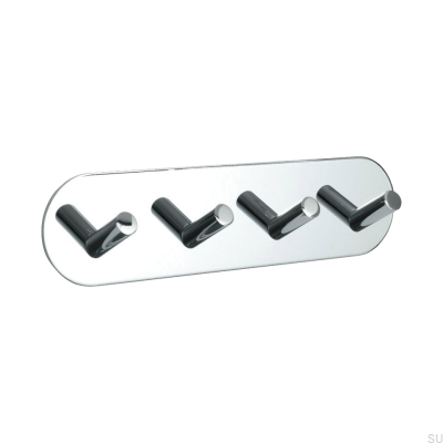 Colgador de pared Base 100-4 Cromo pulido