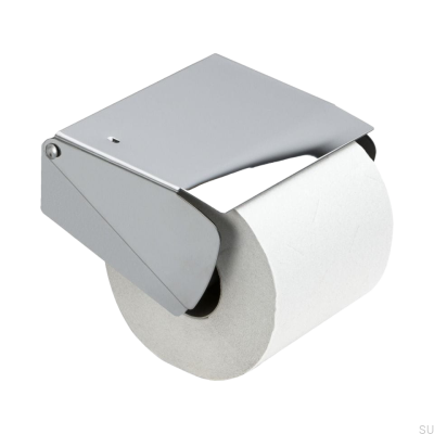 Portarrollos de papel higiénico macizo cromado pulido