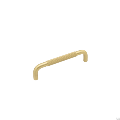 Tirador para mueble alargado Helix 128 Gold Brushed