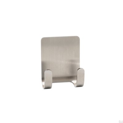 Base para maquinilla de afeitar de acero cepillado