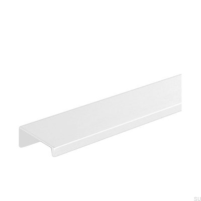 Tirador para mueble de borde Slim 4025 25 Metal Blanco