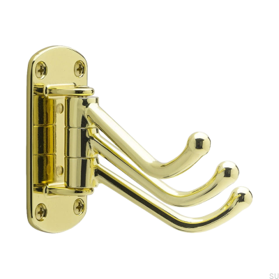 Colgador de pared Lyr Oro pulido