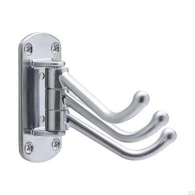 Colgador de pared Lyr Cromo cepillado