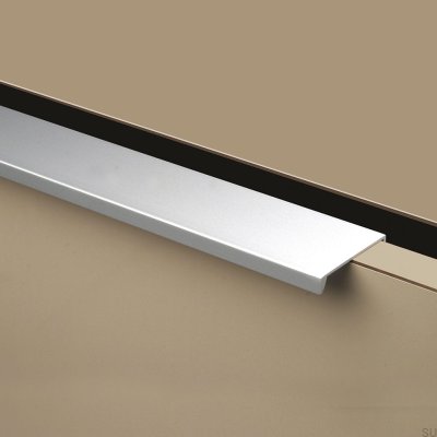 Tirador para mueble Edge Slim 4025 2x96 Silver Brushed