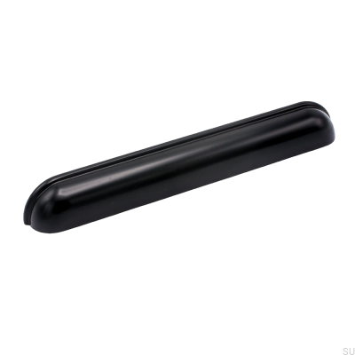 Tirador para mueble Saluto Shell 160 Aluminio negro