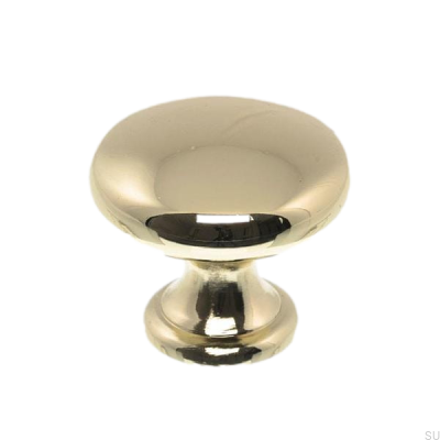 Pomo para mueble 1014 Oro Pulido, Lacado