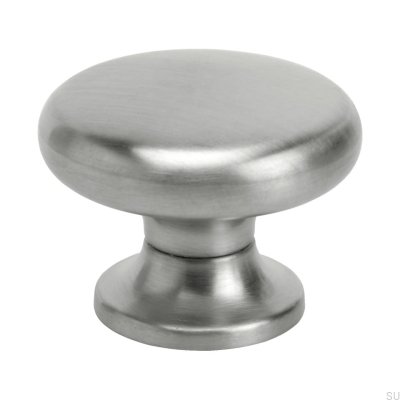 Pomo para muebles 8701 Metal plateado (aspecto inox)