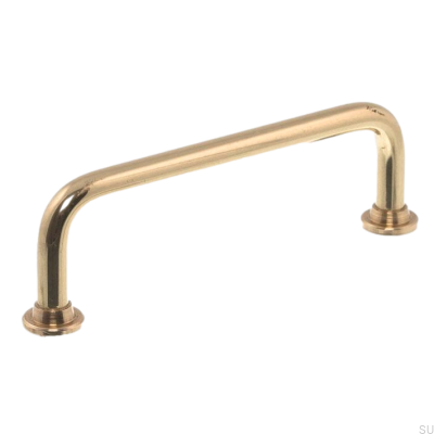 Tirador para mueble alargado 1353 96 Latón Pulido Sin pintar