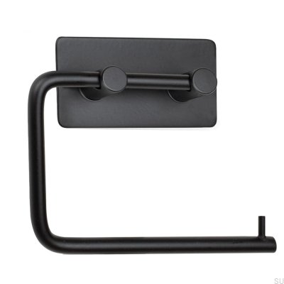 Portarrollos Base 200 classic negro mate