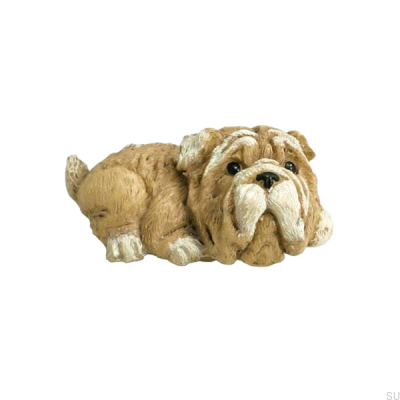 Pomo para mueble Perro Acostado Poliresina
