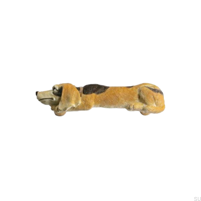 Tirador rectangular para mueble Hund Pies 64 Polyresin