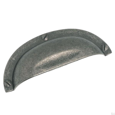 Tirador para mueble Shell 3158 64 Negro antiguo