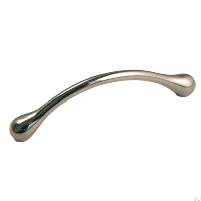 Tirador para mueble alargado 4446128 Níquel negro pulido