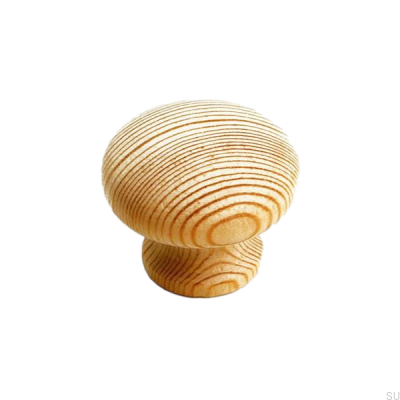 Pomo para mueble 4460 30 Madera de pino sin barnizar