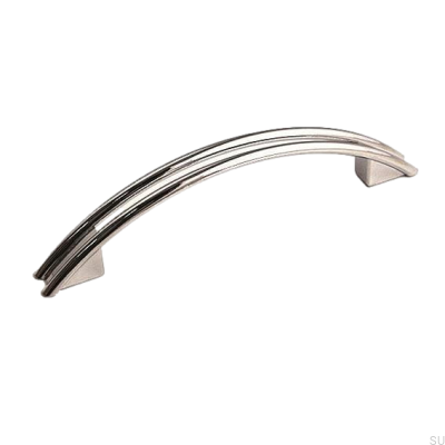 Tirador para mueble alargado 4748 Cromo pulido