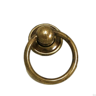 Tirador para mueble redondo 5210 48 Bronce envejecido