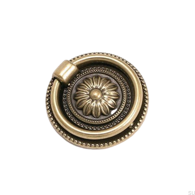 Tirador para mueble redondo 5249 46 Bronce antiguo