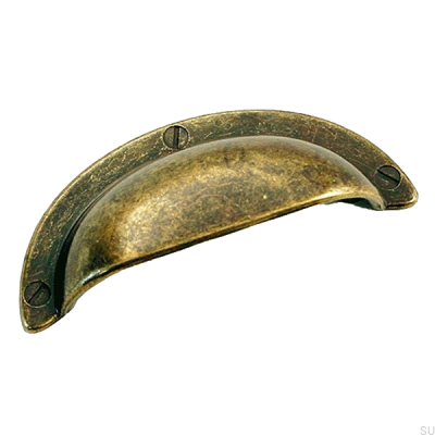 Tirador para mueble Shell 5284 Bronce envejecido