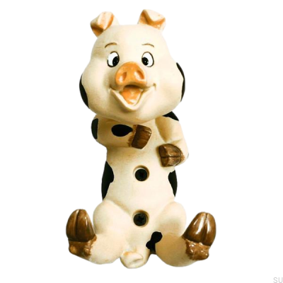 Colgador de pared Gris Pig Poliresina