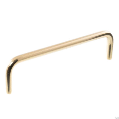 Tirador para mueble alargado 7353 128 Latón pulido