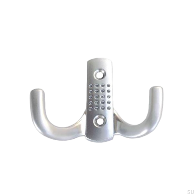 Perchero de pared 8328 Cromo cepillado