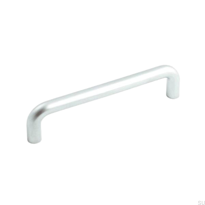 Tirador para mueble longitudinal 8938 Cromo cepillado
