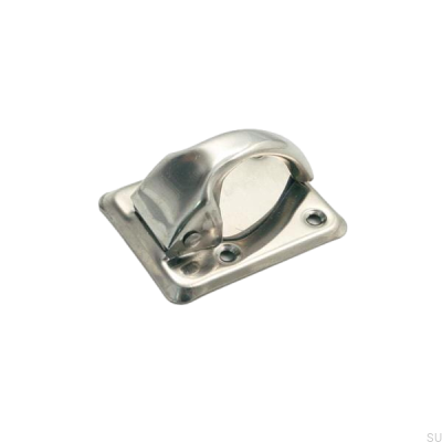Tirador para mueble alargado con arandela 5181 Plata