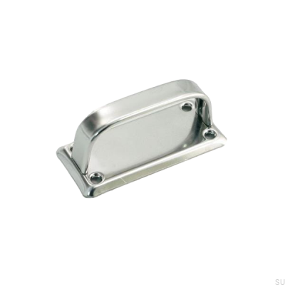Tirador para mueble alargado con arandela 5182 Plata