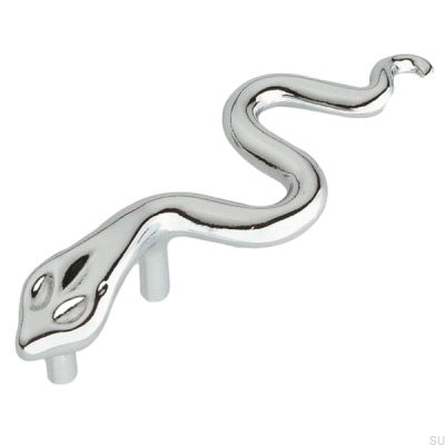 Tirador para mueble rectangular Orm Hose Cromo pulido