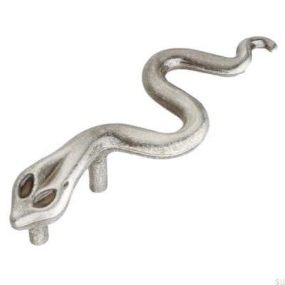 Tirador para mueble rectangular Orm Snake Antique black