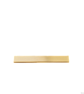 Mango para muebles alargado de metal dorado cepillado Hammer 32