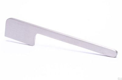 Tirador para mueble Soft Cut 300 Plata, Acero, Cepillado