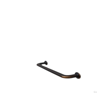 Tirador alargado para muebles de bronce antiguo de metal U-Turn 160