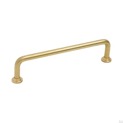 Tirador para mueble alargado 1353128 Latón pulido Sin pintar
