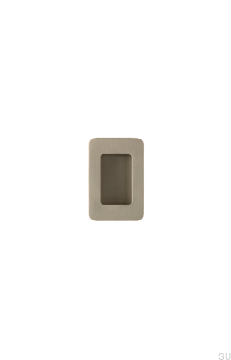 Tirador para mueble empotrable Low ST 64 Níquel cepillado