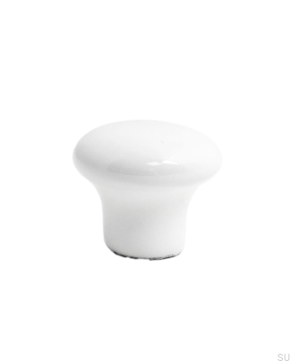 Pomo para mueble Marcus 25 Porcelana blanco (2 piezas)