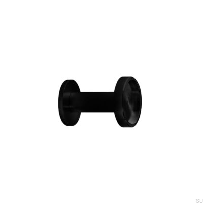 Colgador de pared Ina S W Aluminio negro