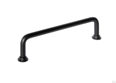 Tirador para mueble alargado 1353 128 Care Metal negro