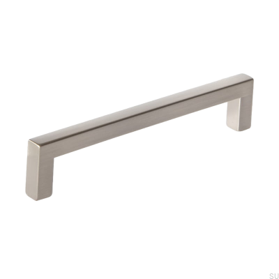 Tirador para mueble alargado 0143128 Care Silver Lacado (aspecto inox)