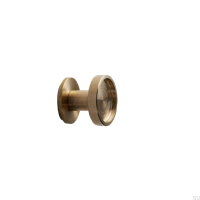 Colgador de pared Ina S Short W Latón, cepillado sin pintar
