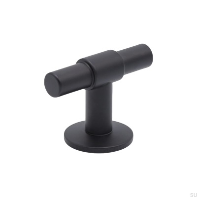 Pomo para muebles T-Bar Uniform Metal Matte Black