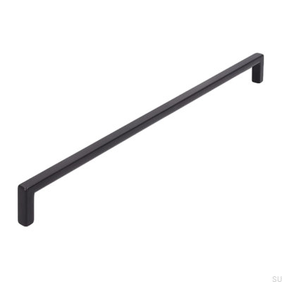 Tirador para mueble rectangular 2108320 Metal Negro Mat