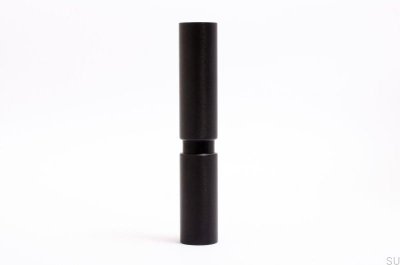 Cilindro 170 Pata de mueble Aluminio negro