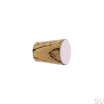 Galki do mebli SIMPLE CONE emaliowane 2 cm -   olej przyciemniajacy - jasny rozowy.jpg