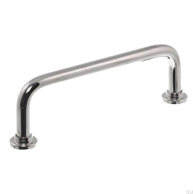 Tirador para mueble alargado 1353 160 Níquel pulido