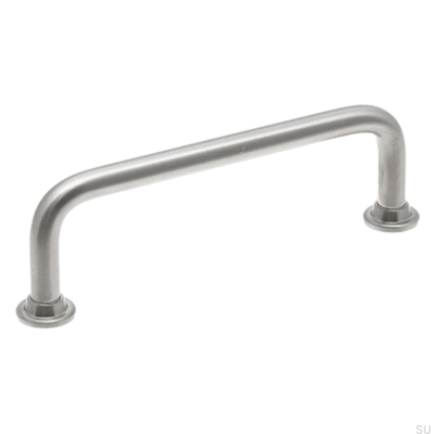 Tirador para mueble alargado 1353 96 Níquel cepillado