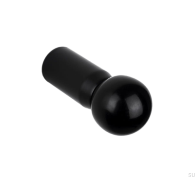 Tirador para mueble Circe de metal negro