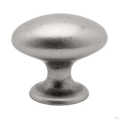 Pomo para mueble 401 Plata envejecida