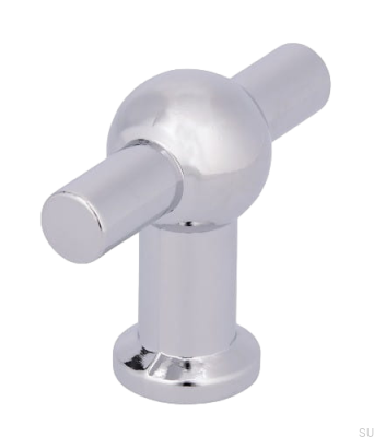 Pomo para mueble T-Bar 2011-50 Cromo brillo